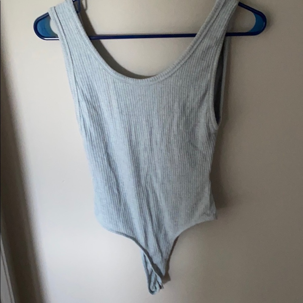 Kendall and Kylie teal body suit